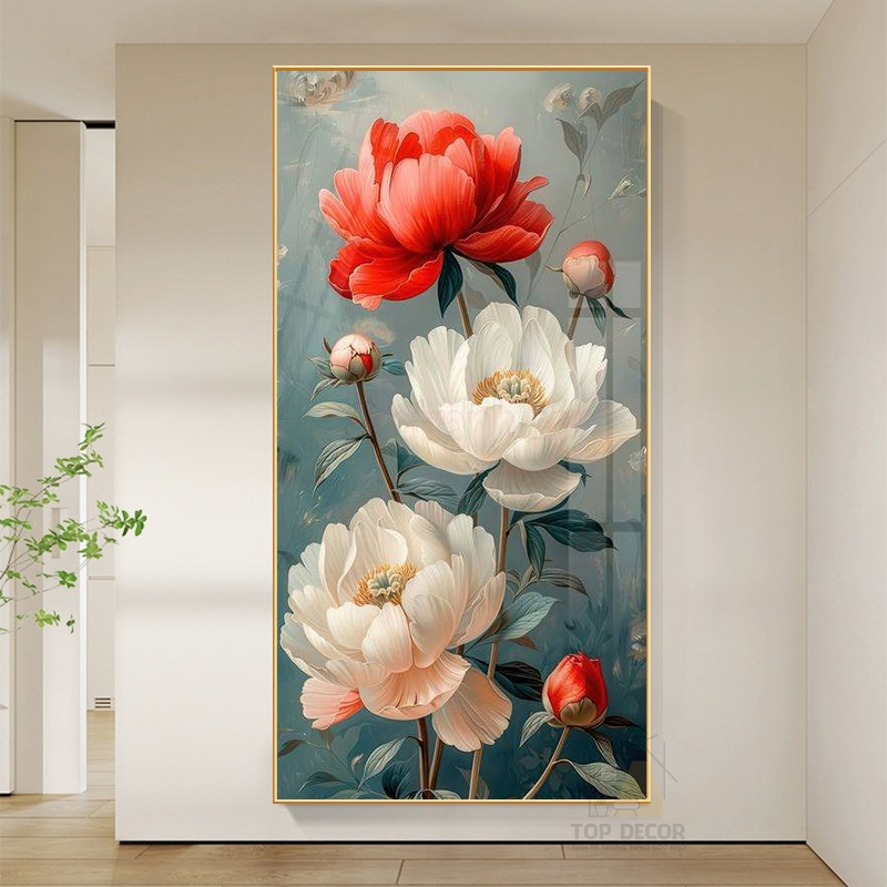 [ 20 Mẫu ] Tranh Treo Decor "Hoa Hồng" Tranh Decor - Tranh Treo Phòng khách, Tranh Treo phòng ngủ, Tranh tráng gương