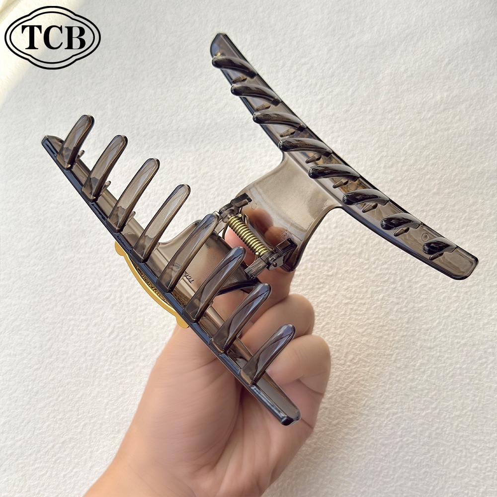 Kẹp Tóc Nữ Càng Cua Cỡ To Tối Giản Họa Tiết Đồi Mồi & Tone Màu Basic – Phụ Kiện Tóc Nữ Hiện Đại