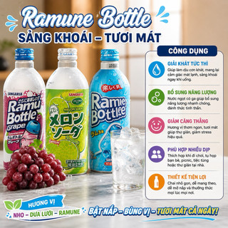 Nước soda Nhật Ramune Sangaria 500ml