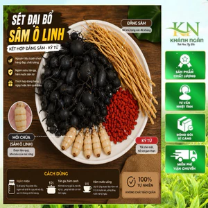 Set Đại Bổ Sâm Ô Linh Kèm Đẳng Sâm Kỷ Tử | Hàng Đẹp Tuyển Chọn Dễ Ngâm Rượu