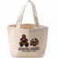 Túi Tote canvas mini khỉ baby cute , trang trí