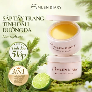 MLEN DIARY Sáp Tẩy Trang Clear Makeup Cream Tẩy Trang Cho Da Nhạy Cảm Chiết Xuất Thực 100g