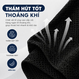 Bộ Quần Áo Nam Cộc Tay Mùa Hè Phối Chữ dập nổi Chất Waffle Tổ Ong Form Chuẩn Dễ Phối Thoáng Mát