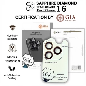 Dán Bảo Vệ Camera WIWU Sapphire Chống Trầy, Viền Kim Loại Chống Lóa Khung Trợ Dán Cho iPhone 16 Pro Max