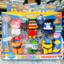 set 6 ô tô poly biến hình