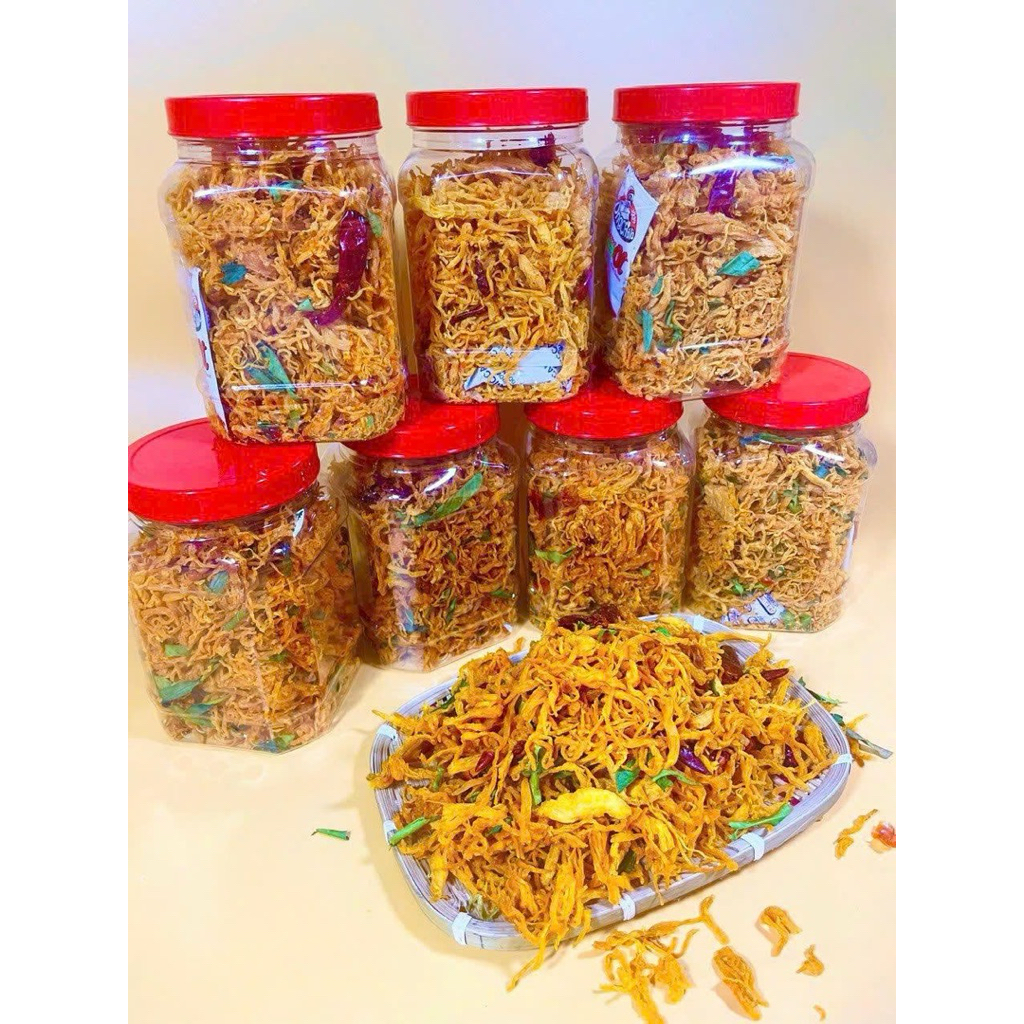 Khô gà bơ tỏi loại 1— 500g - [ FREE SHIP XTRA]   -Hàng ngon nhà làm [handmade]