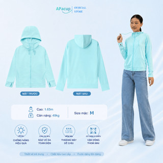 Áo Khoác Chống Nắng UV Nữ Umi,Thoáng Mát, Co giãn, chính hãng Apacup