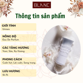 Nước Hoa Unisex Blanche Bête Limited BLANC PERFUME, Dầu Thơm Hương Gỗ - Xạ Cuốn hút, Lôi cuốn, Sang trọng