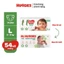 COMBO4 GÓI Tã Dán Cao Cấp Huggies Nature Made Size NB/S/M/L