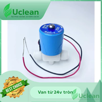 [Chính Hãng] Linh kiện lọc nước UClean - Van điện từ Dauer 24V - Van điện vuông 24V giúp ngắt nước cho máy RO