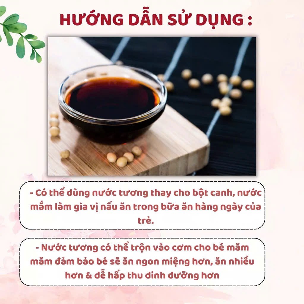Nước Tương Tảo Bẹ Ăn Dặm Kids & Mama 100ml Nhật Bản. Tách Muối Vị Umami Tự Nhiên