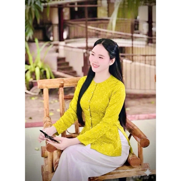 ÁO BÀ BA LỤA 2 DA THÊU HOA XINH # ÁO LẺ, QUẦN LẺ # THỜI TRANG NỮ # ÁÓ BÀ BA TRUYỀN THỐNG