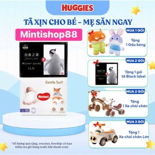 [MUA 2B TẶNG 1B CÙNG SIZE] Bỉm tã dán/ quần HUGGIES BLACK LABEL siêu mềm mỏng nhẹ – thấm hút nhanh, thoáng khí