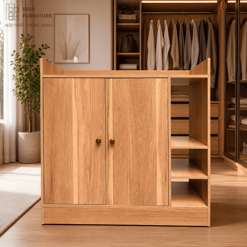 Tủ Giày Dép Gỗ 3 Tầng Cao 80 Rộng 80cm, Kệ Gỗ MDF Nhập Khẩu Cao Cấp Chống Ẩm, Để Chung Cư, Nhà Ở, Tiện Ích