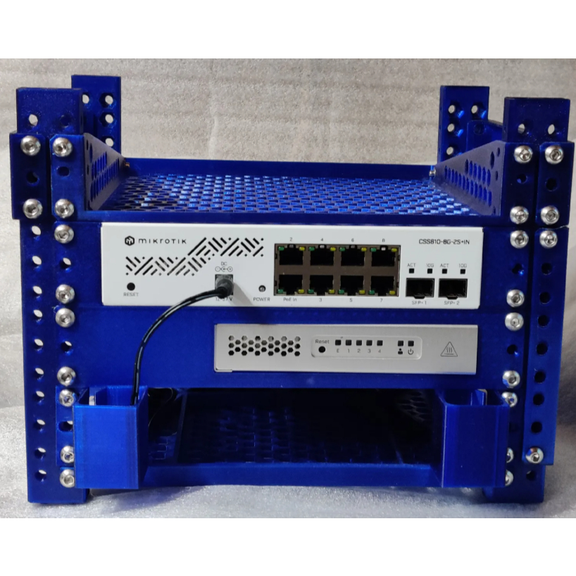 Chân đế ,tai Rack Mount cho Router MikroTik RB5009UG+S+IN,Switch CSS ...