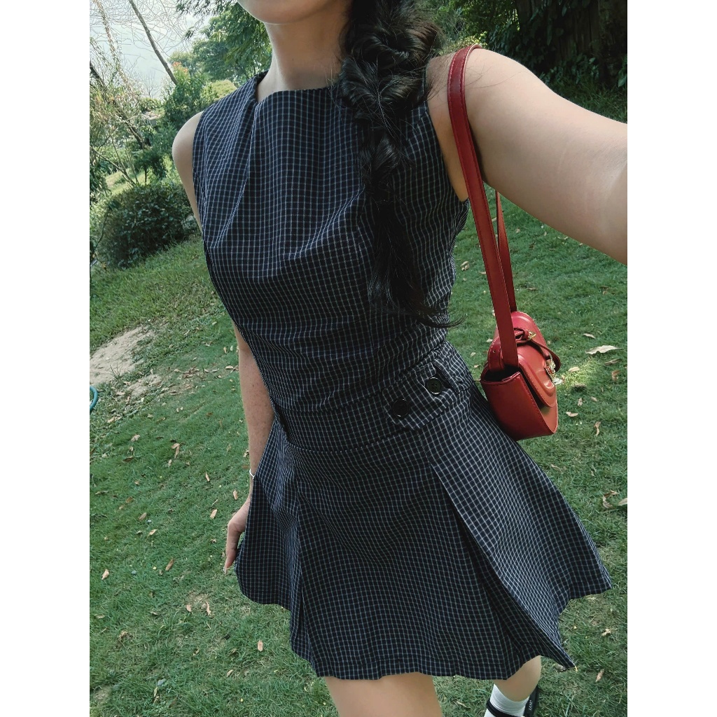 Ruby Dress (TSW) Váy thô sát nách đai eo Nữ the.sweaterweather