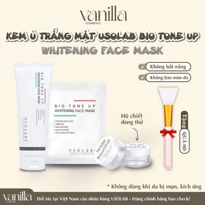 Kem ủ trắng mặt Usolab Bio Tone Up Whitening Face Mask Giúp sáng da 250ml VANILLA COSMETICS