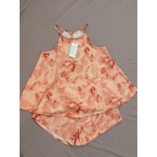 Bộ đồ ngủ nữ dáng yếm Tiệm Lười đồ bộ mặc nhà cổ yếm quần đùi họa tiết sang chảnh Freesize 50-60kg