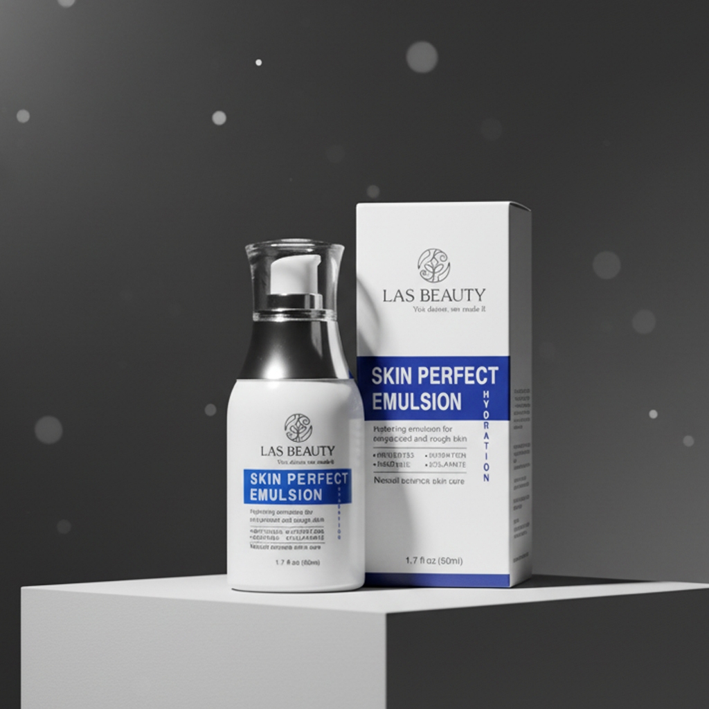 (Tặng 1 Mặt nạ) Sữa dưỡng Rong Nho Nhật Bản Las Beauty truyền trắng dưỡng da căng bóng Skin Perfect Emulsion 50ml