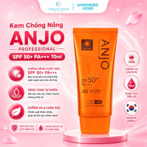 Kem Chống Nắng Anjo Professional Toàn Diện UVA UVB 365 SPF 50+ PA+++70ml