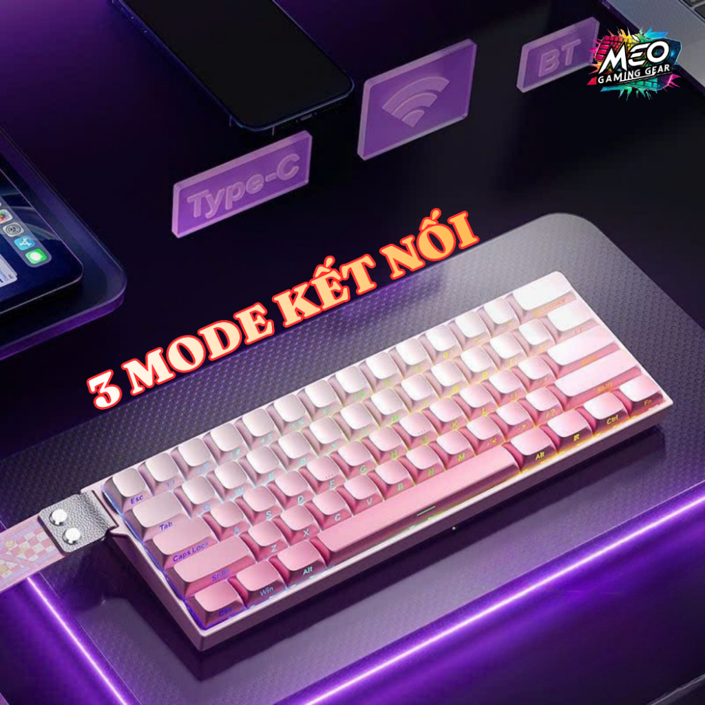 Bàn Phím Cơ Gaming Aula Mini 60 HE - Rapid Trigger Switch Nam Châm Polling Rate 8k - RT 0.01mm | BigBuy360 - bigbuy360.vn