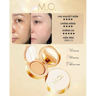 [Tặng 1m Mặt Nạ] Phấn nước Premium Baby Skin SPF 50+ PA+++ 12g MOI COSMETICS Hồ Ngọc Hà