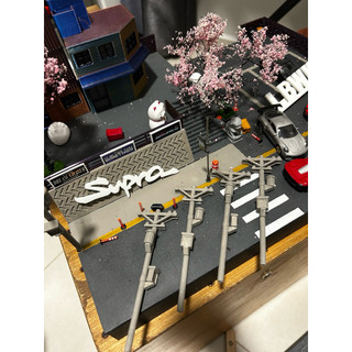 Cột điện diorama tỉ lệ 1/64 - cột điện mô hình - cột điện trang trí diorama cho xe hotwheels