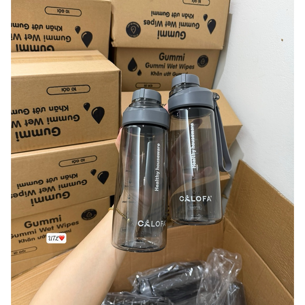✔️Bình Nước Thể Thao 670ml Nhựa PC Cao Cấp Dây Đeo Tiện Lợi  ✔️Bình Nước Gym ,Đi Học,....