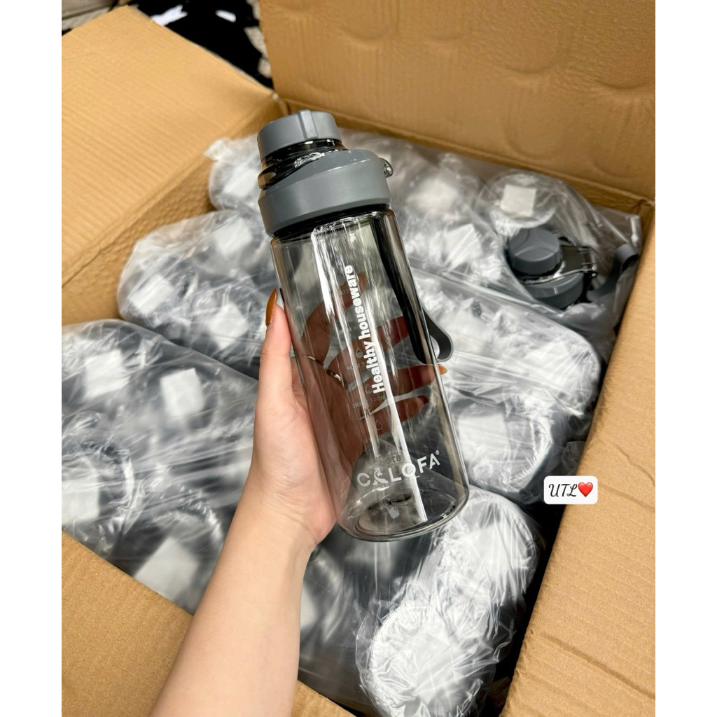 ✔️Bình Nước Thể Thao 670ml Nhựa PC Cao Cấp Dây Đeo Tiện Lợi  ✔️Bình Nước Gym ,Đi Học,....