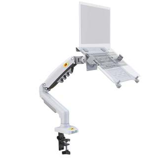 Giá Treo Màn Hình Máy Tính Kẹp Bàn NB F80 MÀU TRẮNG (17 - 30 Inch) - Arm Treo Màn Hình Thủy Lực Tải Trọng 2-9kg