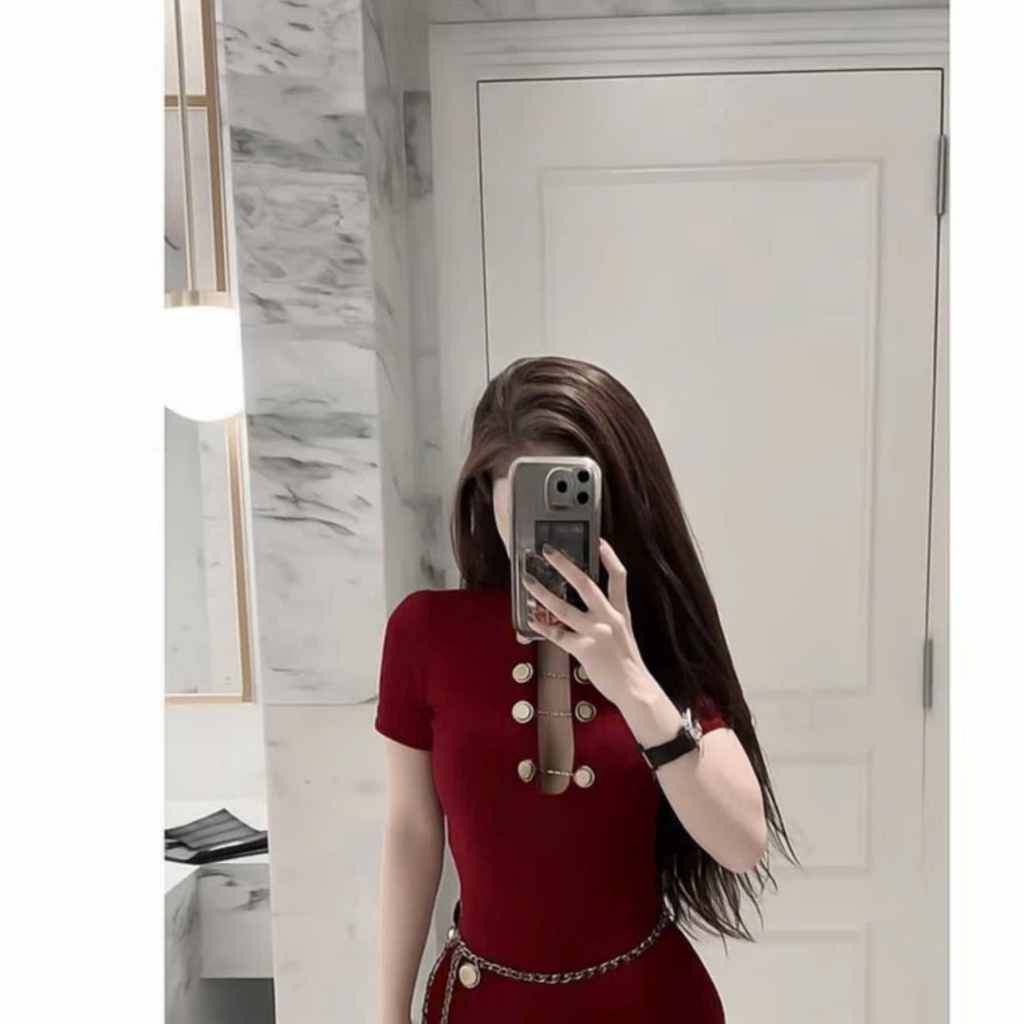 (XS-3XL) ÁO XÍCH NÚT (tay ngắn, tay dài) có kèm ống hoặc áo lẻ - chất borip mềm mịn có độ co giãn phong cách s e x y