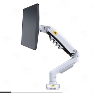 Giá Treo Màn Hình Máy Tính Kẹp Bàn NB F80 MÀU TRẮNG (17 - 30 Inch) - Arm Treo Màn Hình Thủy Lực Tải Trọng 2-9kg