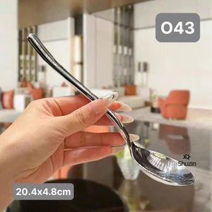 Thìa muỗng cán cong O43