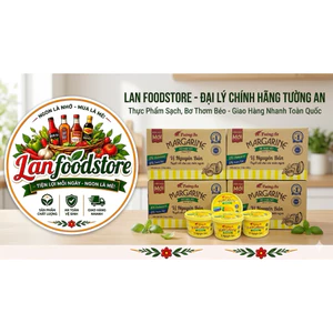 Bơ thực vật Tường An Margarine vị nguyên bản thơm béo làm bánh nấu ăn