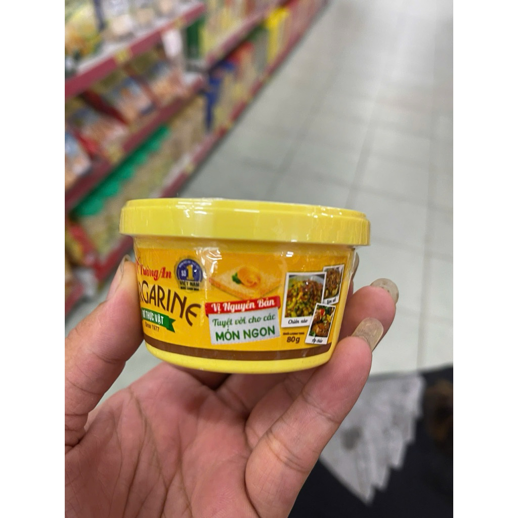 Bơ thực vật Tường An Margarine vị nguyên bản thơm béo làm bánh nấu ăn