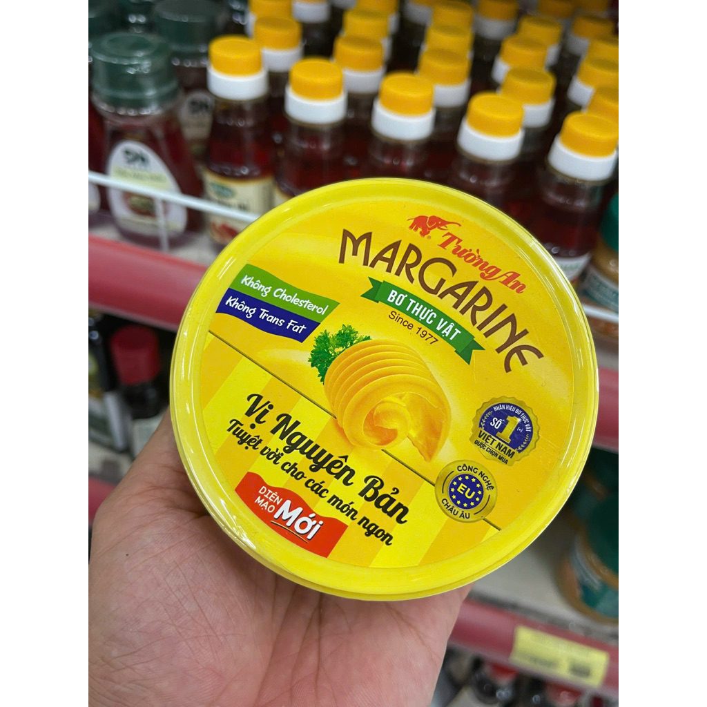 Bơ thực vật Tường An Margarine vị nguyên bản thơm béo làm bánh nấu ăn