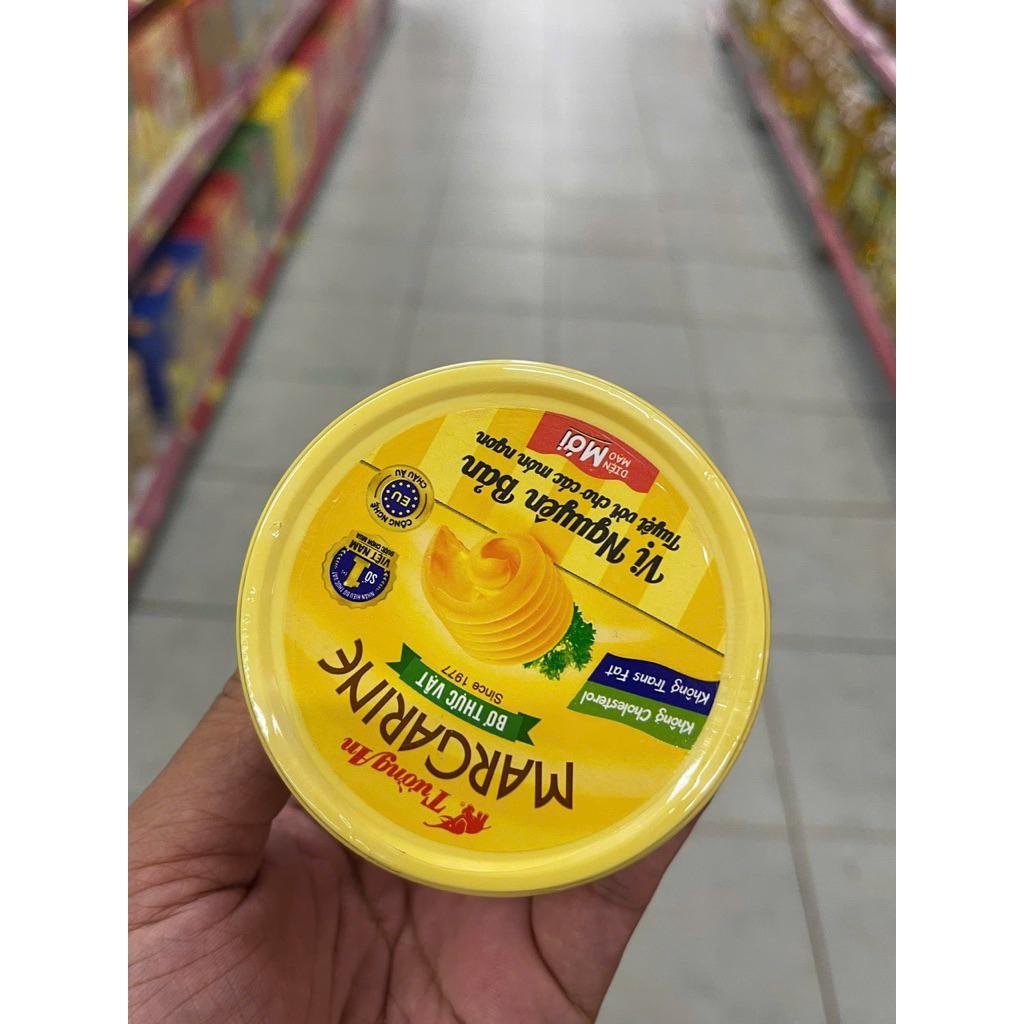 Bơ thực vật Tường An Margarine vị nguyên bản thơm béo làm bánh nấu ăn