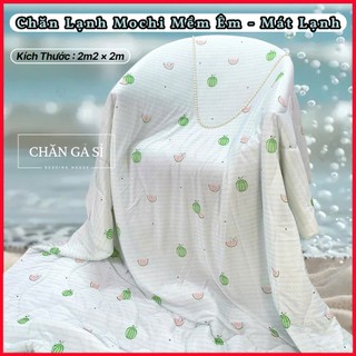 🆕ĐẸP MÊ - MÁT LẠNH🆕Chăn Lạnh Mochi 2m2x2m Mềm Êm, Bông Trần Lông Vũ Cao Cấp - Chăn Ga Sỉ HCM