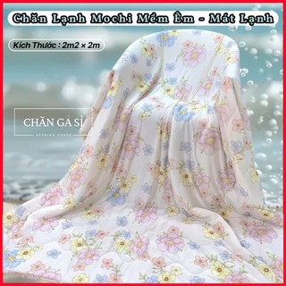 🆕ĐẸP MÊ - MÁT LẠNH🆕Chăn Lạnh Mochi 2m2x2m Mềm Êm, Bông Trần Lông Vũ Cao Cấp - Chăn Ga Sỉ HCM