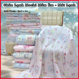 🆕ĐẸP MÊ - MÁT LẠNH🆕Chăn Lạnh Mochi 2m2x2m Mềm Êm, Bông Trần Lông Vũ Cao Cấp - Chăn Ga Sỉ HCM
