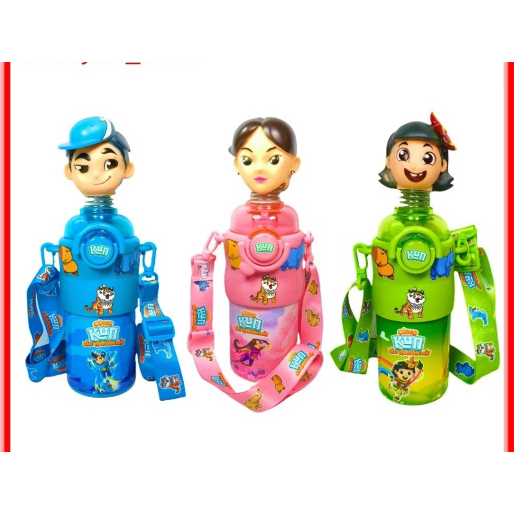 Hộp bút màu ô tô Kun Đáng yêu cho bé