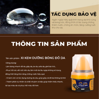 Xi Mút Đánh Giày Dạng Kem XIMO 50ml – Tự Làm Bóng Self-Shine, Bù Màu Cấp Tốc 30 Giây | GigaMax Home