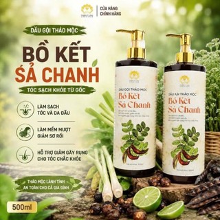 Dầu gội bồ kết sả chanh - Dược mỹ phẩm Cao Cường