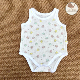Body sát nách chất liệu cotton thông hơi mềm mát cho bé