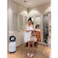 Đầm 2 dây babydoll bèo tầng chân ren kim anh bùi