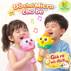 Micro gà con hát karaoke cho bé có bluetooth