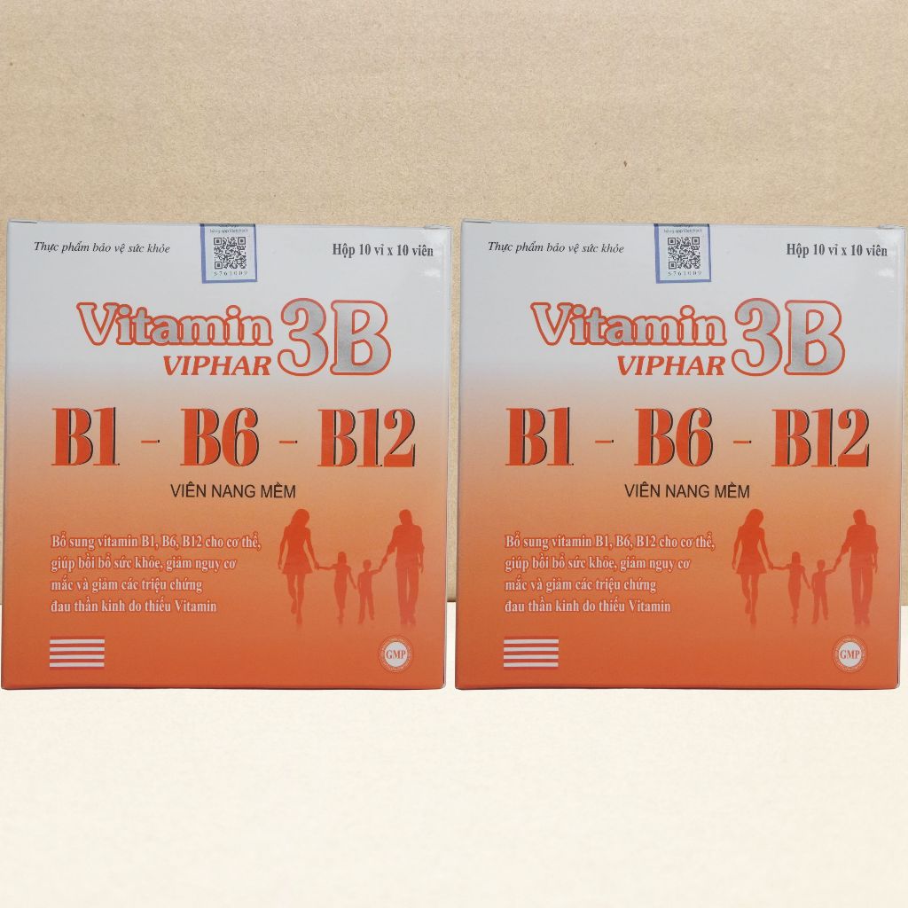 Combo 2 Hộp Vitamin 3B Viphar Cam - Vinaphar - Vinaphar - Vitamin Chữa Lành