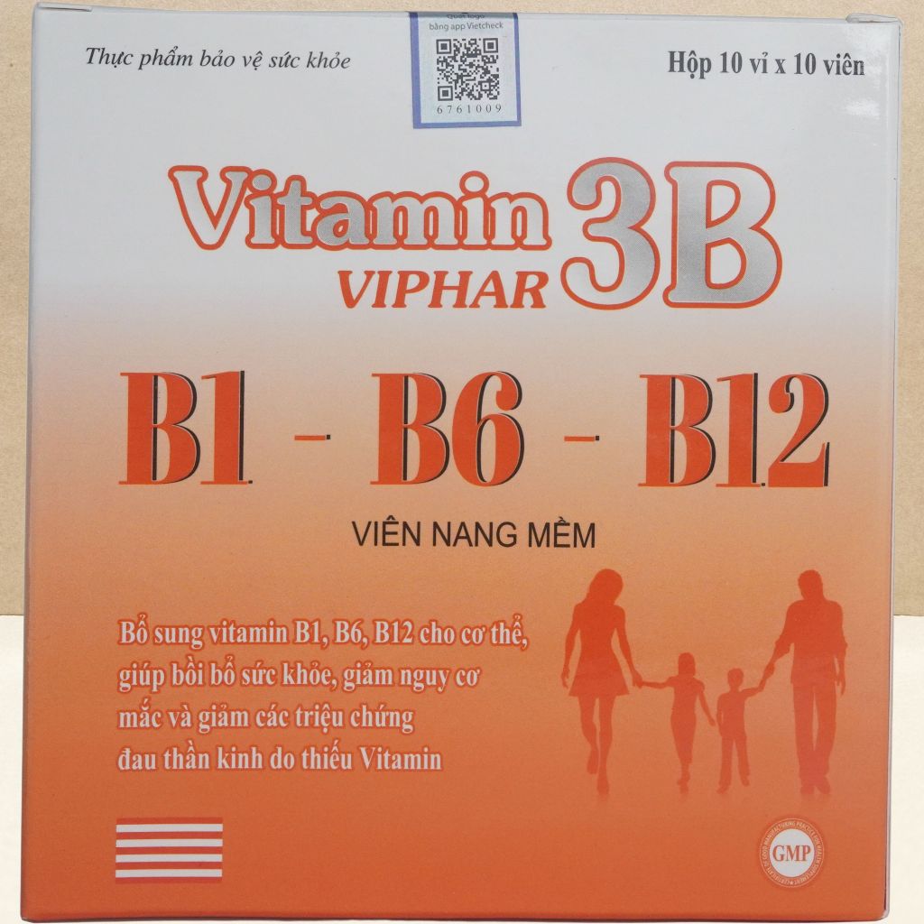 Combo 2 Hộp Vitamin 3B Viphar Cam - Vinaphar - Vinaphar - Vitamin Chữa Lành