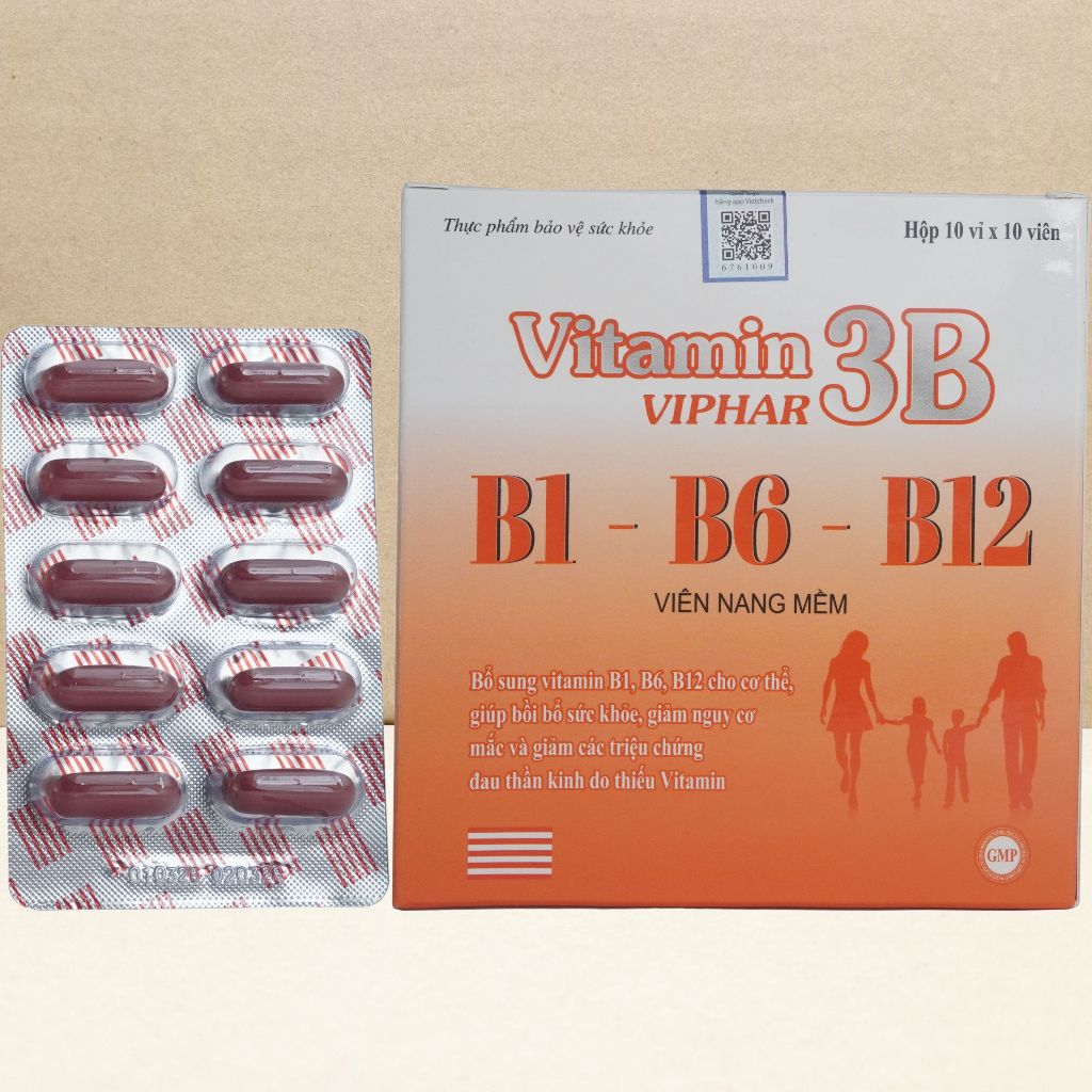 Combo 2 Hộp Vitamin 3B Viphar Cam - Vinaphar - Vinaphar - Vitamin Chữa Lành
