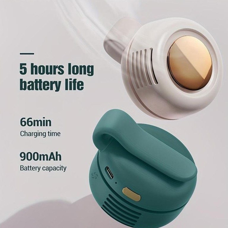 [Giao 24H] Quạt Đeo Hông Mini Siêu Mát, 360 Độ Bao Phủ, Pin Dài, Dễ Mang Theo, Chống Nước, Cho Người Đi Làm/Người Chơi